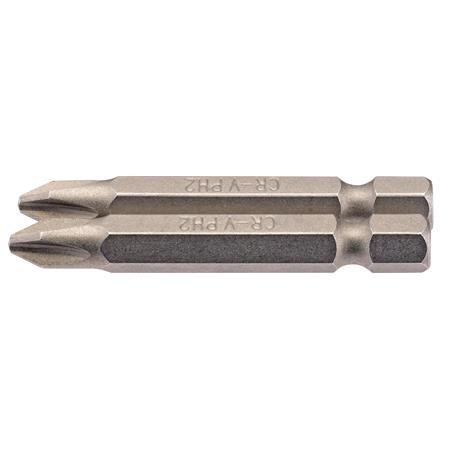 Draper 64237 No.2 1 4 inch Hex. Cross Slot Insert Bit 50mm Long x 2