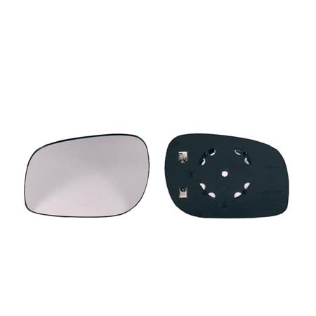 Left Wing Mirror Glass (heated) and Holder for FREELANDER, 1998 2000 (  150156GM)
