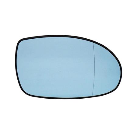 Right Blue Wing Mirror Glass (heated) and Holder for Citroen C5, 2001 2004