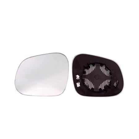 Left Wing Mirror Glass (heated) and Holder for SEAT ALTEA XL, 2006 2015