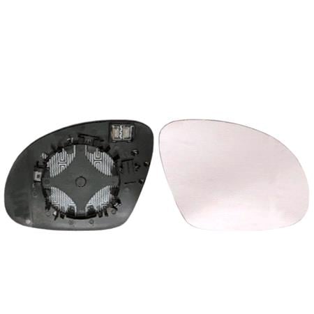 Left Wing Mirror Glass (heated) and Holder for SEAT ALHAMBRA, 2010 Onwards