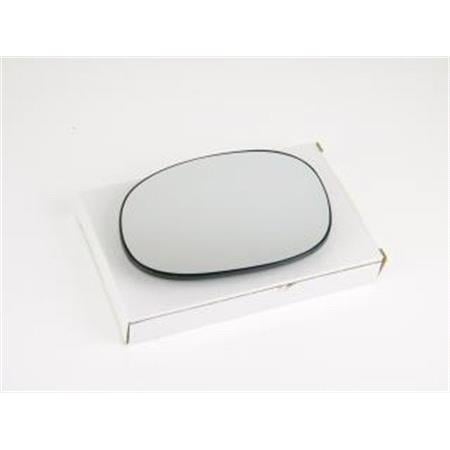 Left Wing Mirror Glass (Heated) and Holder for Citroen C2, 2003 2010