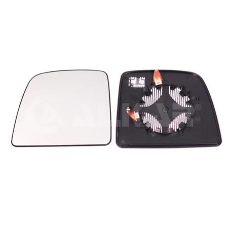 Left Mirror Glass (heated) & Holder for Ford TRANSIT CONNECT Kombi, 2013 Onwards