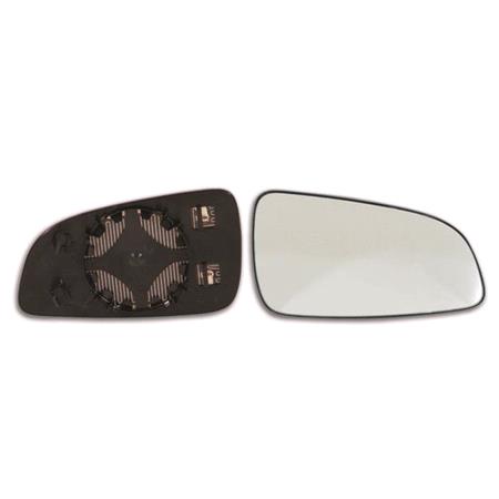 Left Wing Mirror Glass (heated) and Holder for OPEL ASTRA H Estate, 2004 2009