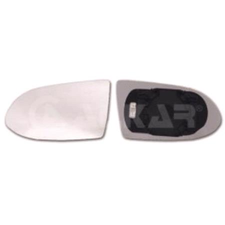 Left Wing Mirror Glass (heated) and Holder for OPEL ZAFIRA, 1999 2005