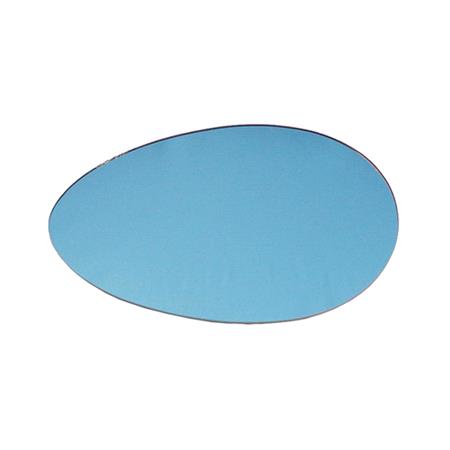 Left Blue Wing Mirror Glass (heated) and Holder for ALFA ROMEO 156 Sportwagon, 2000 2006