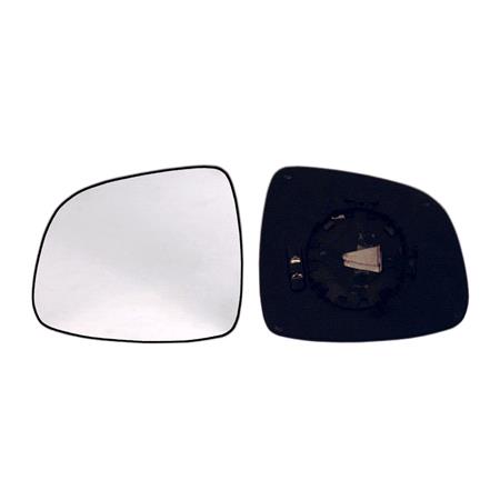 Left Wing Mirror Glass (heated) and Holder for SUZUKI SX4, 2006 2011