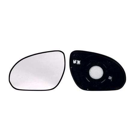 Left Wing Mirror Glass (heated) and Holder for Hyundai i30, 2007 2011