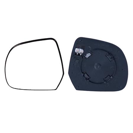 Left Wing Mirror Glass (heated) and Holder for Dacia DOKKER, 2012 Onwards