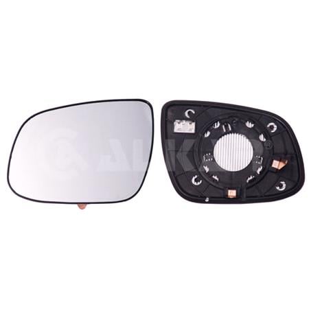 Left Wing Mirror Glass (Heated) for Kia Ceed Estate, 2007 2012, Note Mirror Shape in image
