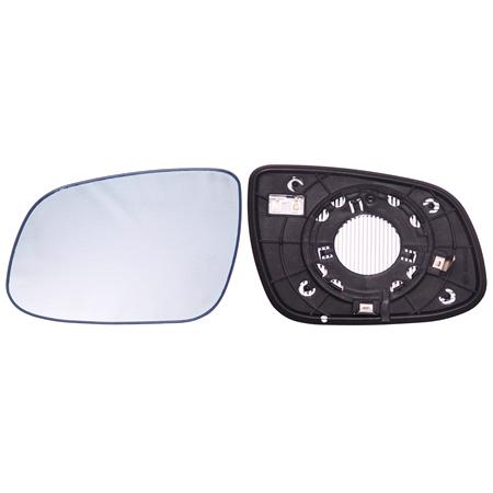 Left Wing Mirror Glass (Heated) for Kia Ceed Estate, 2007 2012, Note Mirror Shape in image