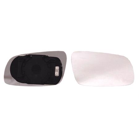 Left Wing Mirror Glass (heated) and Holder for SEAT ALHAMBRA, 1998 2010