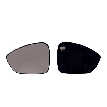 Left Wing Mirror Glass (heated) and Holder for Citroen C4 2009 2017