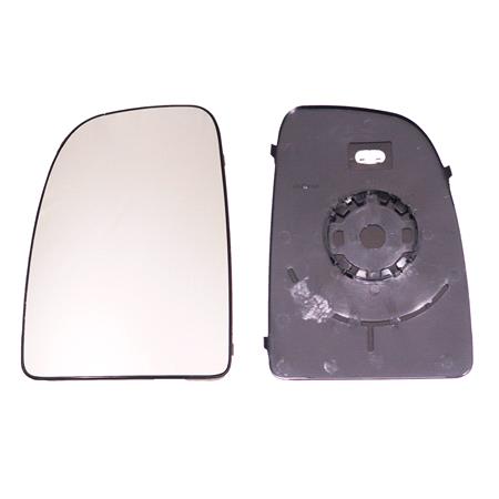 Left Wing Mirror Glass (heated) and Holder for Citroen RELAY Van, 2006 2017