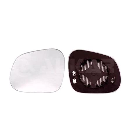 Right Wing Mirror Glass (heated) and Holder for SEAT ALTEA, 2009 2015