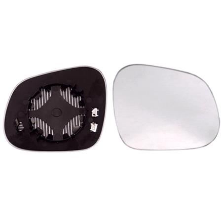 Right Wing Mirror Glass (heated) and Holder for SEAT ALTEA, 2009 2015