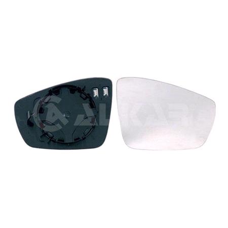 Right Wing Mirror Glass (heated) and Holder for Volkswagen UP, 2017 Onwards