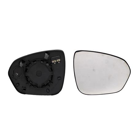 Right Wing Mirror Glass (heated) and Holder for Dacia DUSTER, 2018 Onwards