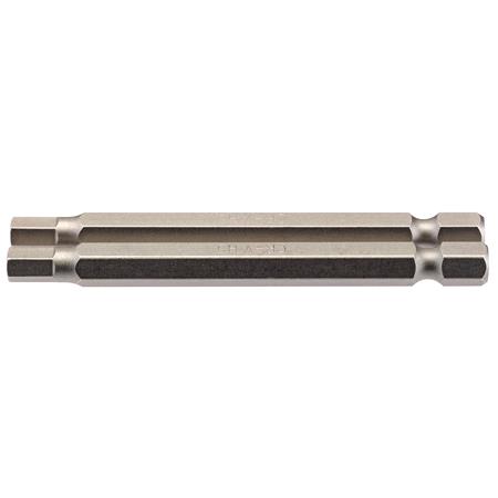 Draper 64322 5mm 1 4 inch Hex. Hexagonal Insert Bit 75mm Long x 2