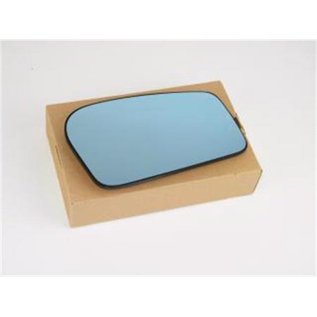 Right Blue Mirror Glass (heated) & Holder   Original Replacement