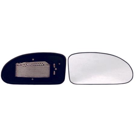 Right Wing Mirror Glass (Heated) and Holder for FORD FOCUS, 1998 2004