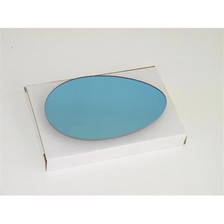 Left / Right Blue Stick On Wing Mirror Glass for ALFA ROMEO 156, 1997 2005
