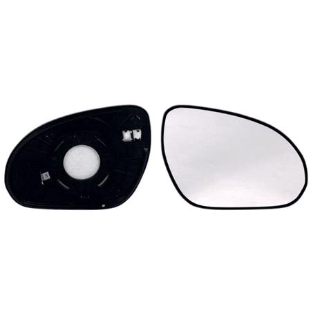 Right Wing Mirror Glass (heated) and Holder for Hyundai i30, 2007 2011