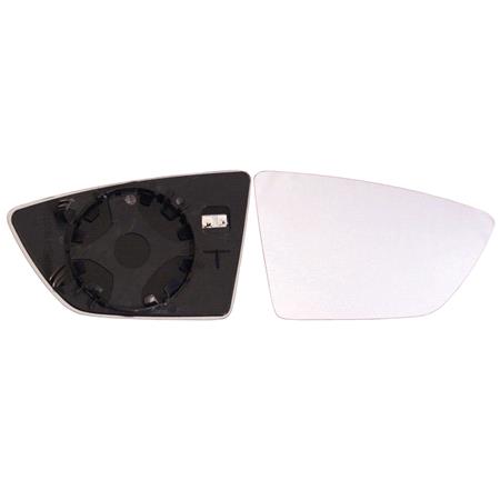 Right Wing Mirror Glass (heated) and Holder for Seat LEON, 2012 Onwards