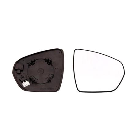 Right Wing Mirror Glass (heated) and Holder for Opel Grandland X 2017 Onwards