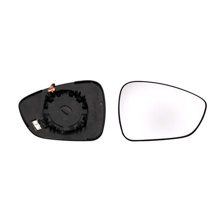 Right Wing Mirror Glass (heated) and Holder for Vauxhall Crossland X 2017 Onwards