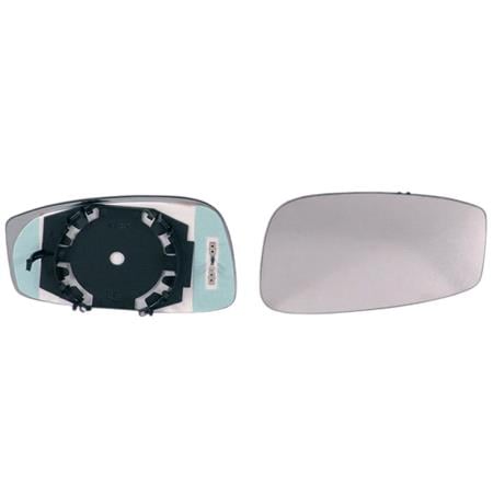 Right Wing Mirror Glass (heated) and Holder for FIAT IDEA, 2003 2008