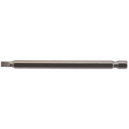 Draper 64344 4.5mm 1 4 inch Hex. Plain Slot Insert Bit 100mm Long x 1