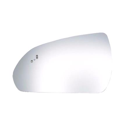 Left Wing Mirror Glass (Heated, Blind Spot Warning Indicator) for Hyundai i30 Estate 2017 Onwards
