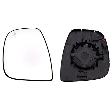 Left Wing Mirror Glass (Heated, Blind Spot Warning Indicator) for Opel Zafira LIFE, 2019 Onwards 