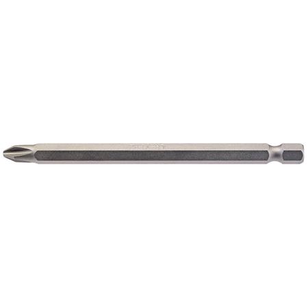 Draper 64365 No.2 1 4 inch Hex. Cross Slot Insert Bit 100mm Long x 1