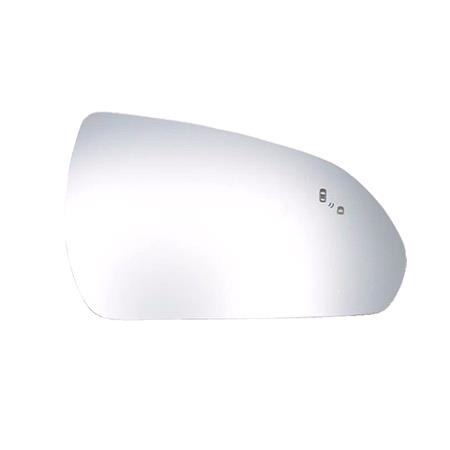 Right Wing Mirror Glass (Heated, Blind Spot Warning Indicator) for Hyundai i30 Estate 2017 Onwards