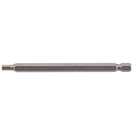 Draper 64373 4mm 1 4 inch Hex. Hexagonal Insert Bit 100mm Long x 1