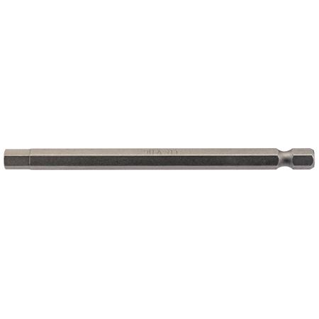 Draper 64375 6mm 1 4 inch Hex. Hexagonal Insert Bit 100mm Long x 1