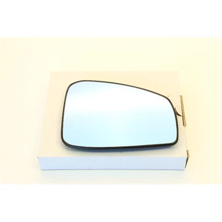 Right Blue Wing Mirror Glass (heated) and Holder for RENAULT LAGUNA Coupe, 2008 2015