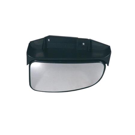 Right Blind Spot Wing Mirror Glass (manual, not heated) and Holder for Citroen Relay van, 2002 2006