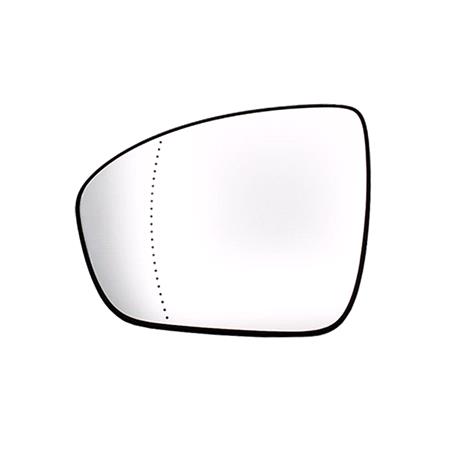 Left Wing Mirror Glass (heated, without blind spot indicator lamp) for Renault CAPTUR II 2020 Onwards