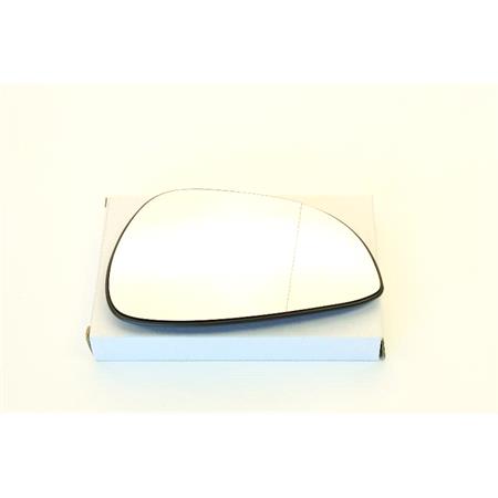 Left Wing Mirror Glass (heated) and Holder for Ford FIESTA Van 2009 Onwards