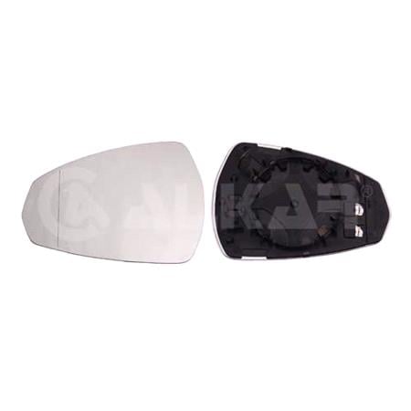 Left Wing Mirror Glass (heated) and Holder for Audi A3 Saloon, 2013 Onwards