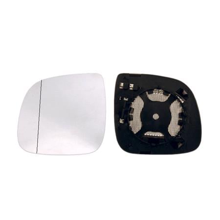 Left Wing Mirror Glass (heated) and Holder for AUDI Q7, 2006 2009