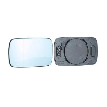 Right / Left Blue Wing Mirror Glass (heated) & Holder for BMW 3 Compact, 2001 2005