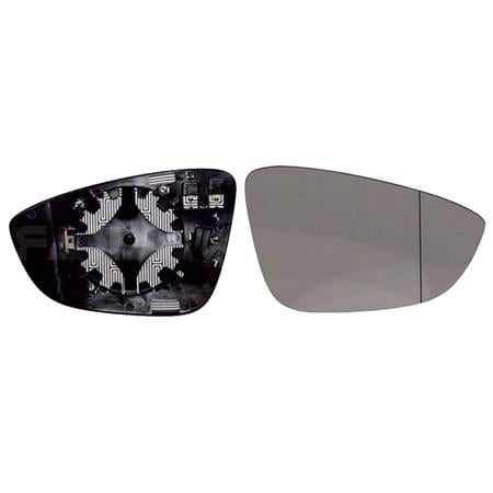 Right Wing Mirror Glass (heated) and Holder for Volkswagen JETTA IV, 2010 Onwards