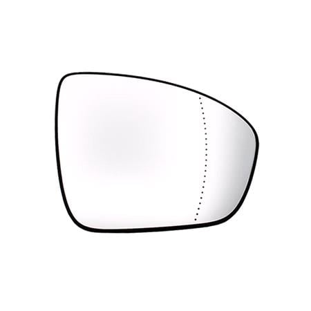 Right Wing Mirror Glass (heated, without blind spot indicator lamp) for Renault CAPTUR II 2020 Onwards