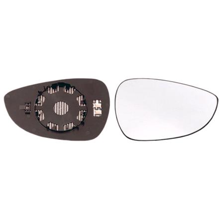 Right Wing Mirror Glass (heated) and Holder for Ford B MAX, 2012 2017