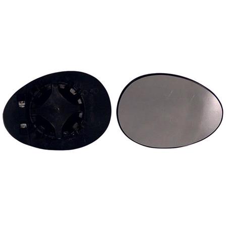 Right Wing Mirror Glass (heated) and Holder for MINI One / Cooper (R56), 2005 2013
