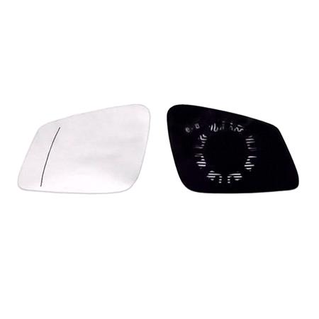 Left Wing Mirror Glass (heated) and Holder for BMW 5, 2010 Onwards